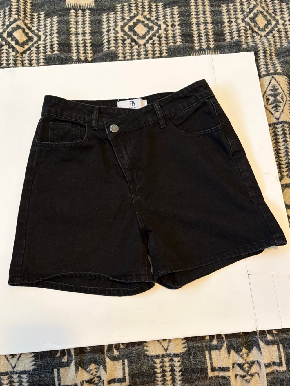 High-Rise Black Women’s Shorts